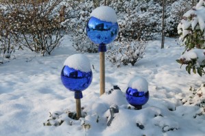 Gartenkugeln aus Glas