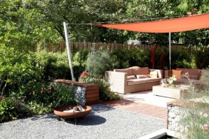 Eine Terrasse